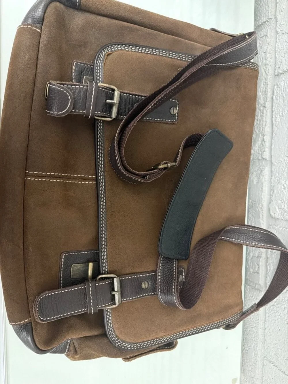 Bellino Brown Bacardi Oakheart Leather Men Limited-Edition Messenger Bag